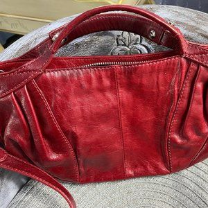 HOBO BRAND CROSSBODY / SATCHEL LEATHER PURSE WITH HANDLE & STRAP - MOVING SALE!
